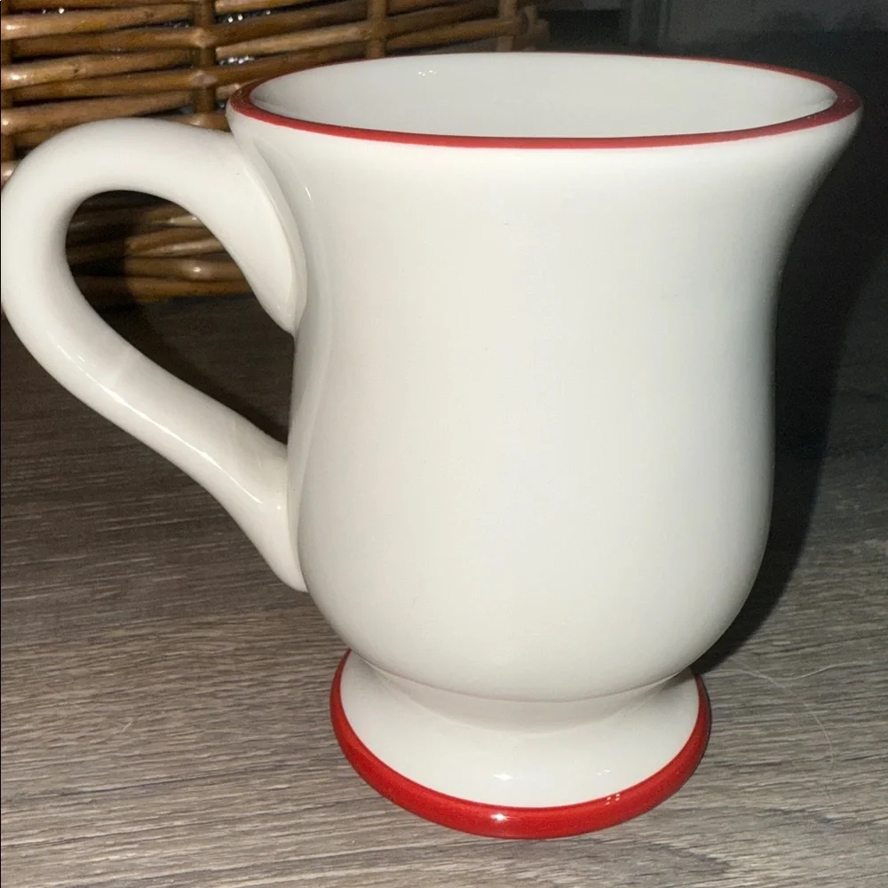 William Sonoma Pedestal Snowman Hot Chocolate Mug Discontinued